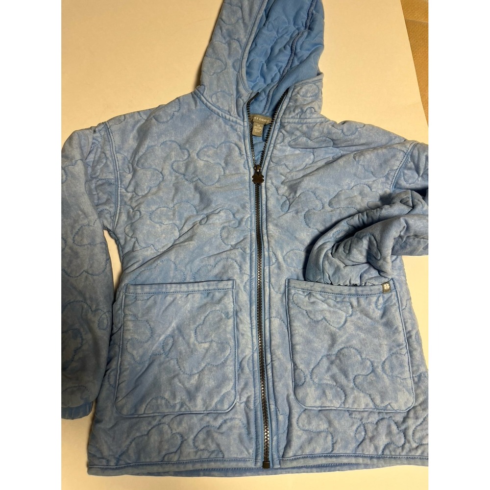 Lucky Brand kids quilted jacket light blue size M 10/12